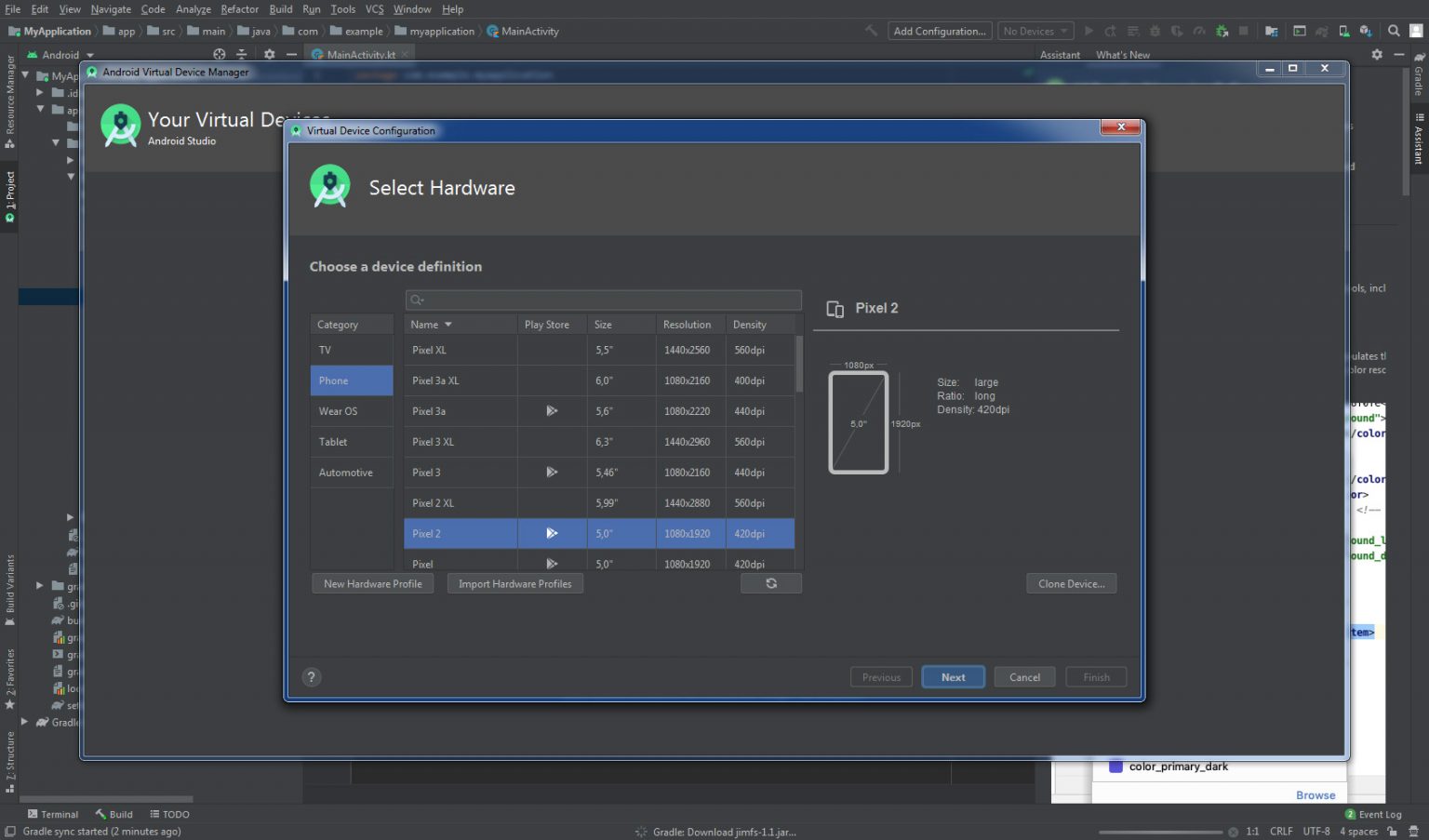 Как удалить приложение из эмулятора android studio