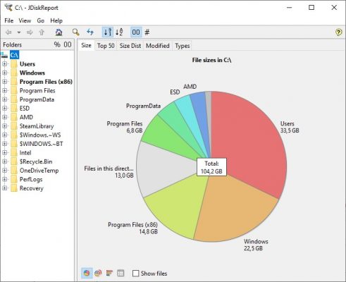 Windows xp сколько занимает места на жестком диске