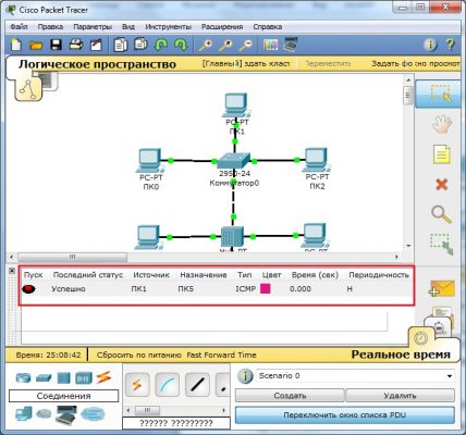 Packet tracer настройка параметров межсетевого экрана